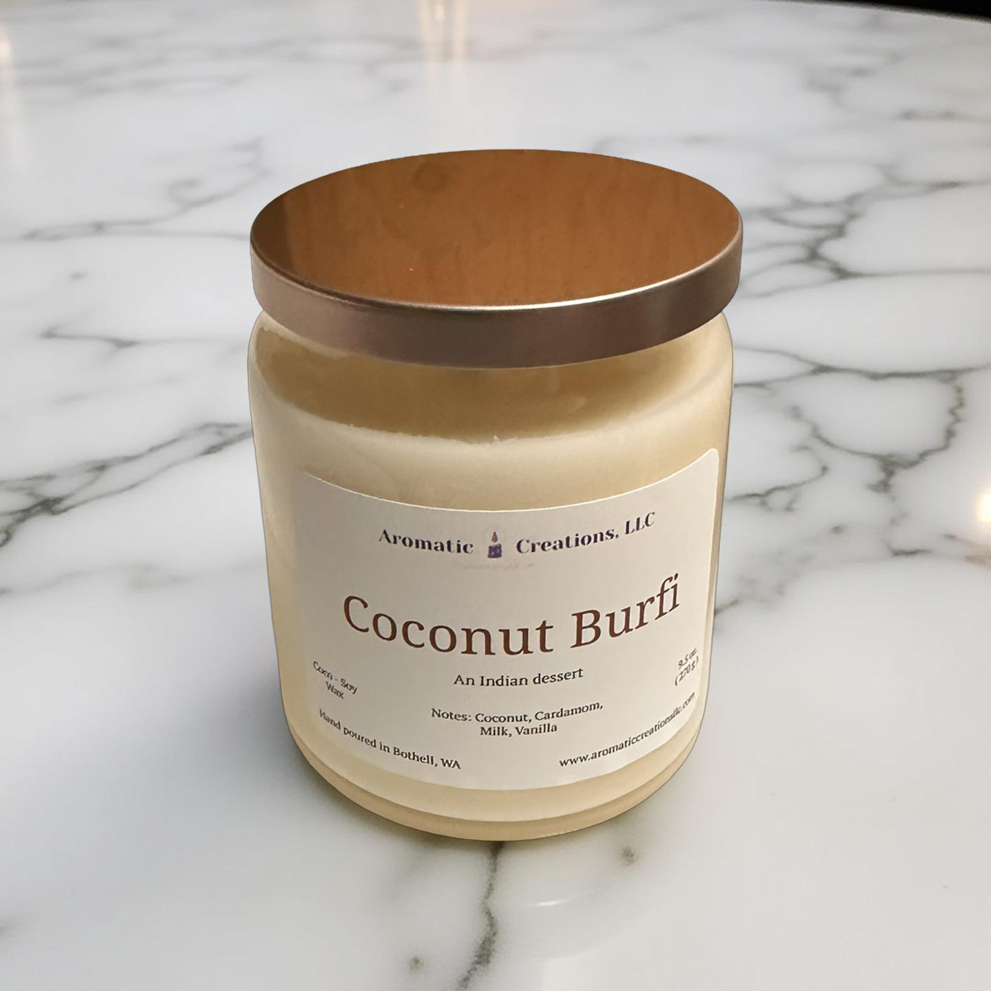 Coconut Burfi Candle