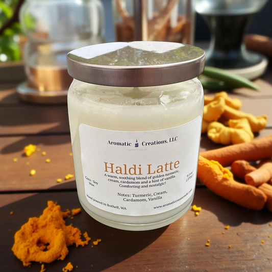 Haldi Latte Candle