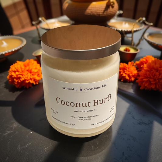 Coconut Burfi Candle
