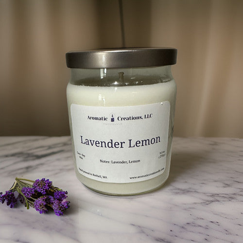 Lavender Lemon Candle | Aromatic Creations